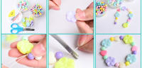 Juguetes De Perlas DIY Para Niñas Con Conjunto De Accesorios 24 Cajas Hacer Joyería Y Pulseras Creativo Regalo Para Niños - details 19
