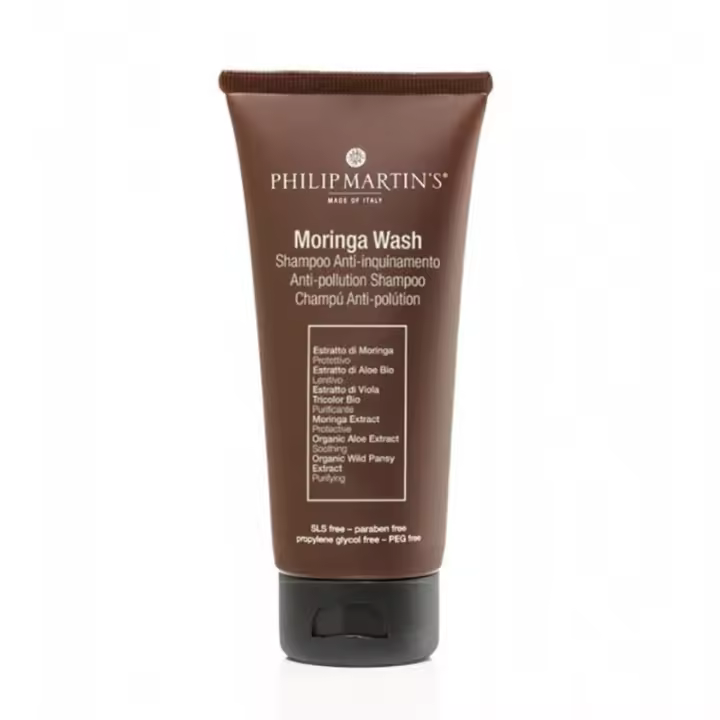 Philip Martin's Moringa Wash 75 Ml. Champú formulado para una profunda limpieza del cabello. Sin sulfatos ni parabenos - 1