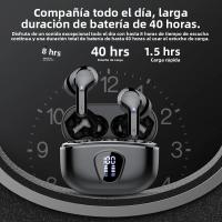 Auriculares Inalámbricos Con Pantalla LED HiFi Estéreo BT5.4 48H De Juego ENC Cancelación De Ruido IP7 Auriculares Intraauriculares - details 2