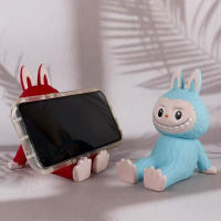 Soporte De Teléfono Kawaii Labubu Figura De Acción PVC Para Decoración Del Hogar Accesorio Para Mesa Regalo Para Niños Y Adultos - details 5
