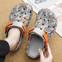 Sandalias De Verano Para Hombres Talla Grande 47 EVA Suave Y Ligera Zapatillas De Exterior Para Jardín Y Playa Clogs Plana - details 4