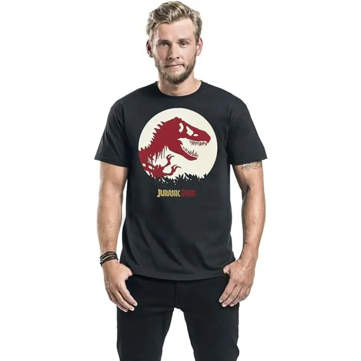 DIFUZED Camiseta Oficial Jurassic Park T-Rex Talla M Medium EU - Estilo Prehistórico - 1