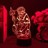 Lámpara De Noche Anime Jujutsu Kaisen Ryomen Sukuna Figura Con Luz LED 3D Regalo De Cumpleaños Iluminación Para Dormitorio - details 0