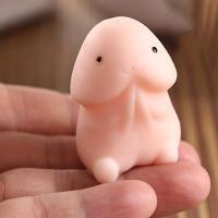 Juguete De Alivio De Estrés En Forma De Pene Divertido De PU Batería Slow Rebound Regalo Interesante Para Relajar La Presión - details 3