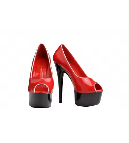 ZAPATO PLATAFORMA ROJO - 1