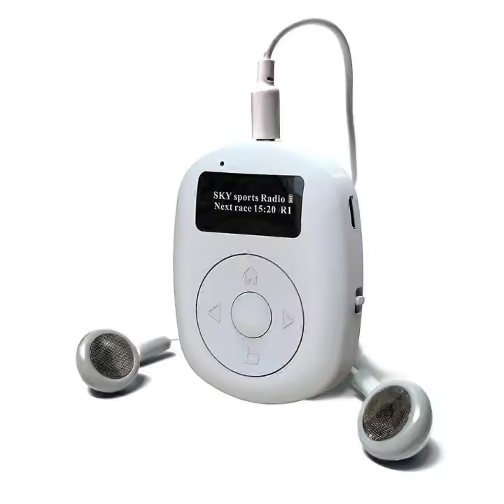 Rechargeable Clip DAB/DAB+ Radio Sport Radio Receiver Support 3.5mm Earphone - 1