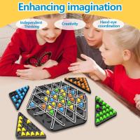 Juego De Ajedrez Triangular Educativo Juego De Puzle Para Mesa Juego Para 2-4 Jugadores Juego De Partido Educativo Para Niños Mayores De 7 Años - details 11