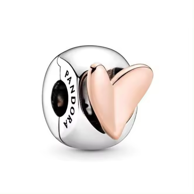 Pandora Colección centeleante con diseño de corazón a mano Alzada, Comes con embalaje de Caja de Rego original. - 1