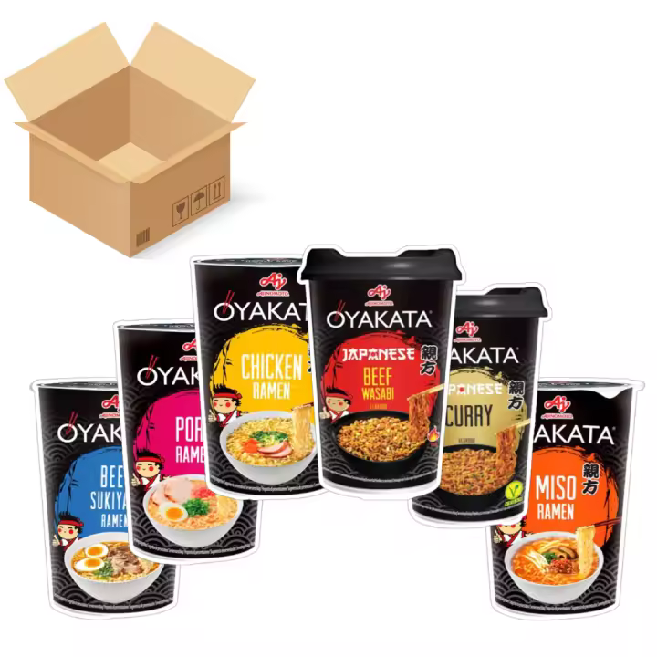 Pack 5x Fideos Instantáneos Oyakata 63g - Sabores autenticos Japones / Envio gratis - 1