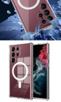 Funda De Teléfono Magnética Transparente De Lujo Para Samsung Galaxy S24 Ultra S23 FE S22 plus Compatible Con Magsafe Carga Inalámbrica Resistente a Golpes Y Choques - details 15