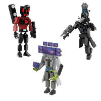 Skibidi Toilet Man Monitor Man Titan TV Bloques De Construcción Para Adultos Y Niños Material ABS Tamaño Grande Juguete Para Navidad Y Halloween - details 4