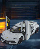 Modelo De Coche Supercarro Gemini GT De Aleación 1/24 Con Sonido Y Luz Vehículo De Simulación Juguete Coleccionable Para Niños - details 0