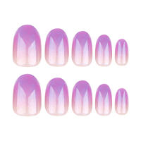 Kit De Uñas Postizas Con Diseño Geométrico Y Estampado De Océano Azul 24 Piezas Uñas Falsas Cortas De ABS Para Arte De Uñas - details 51
