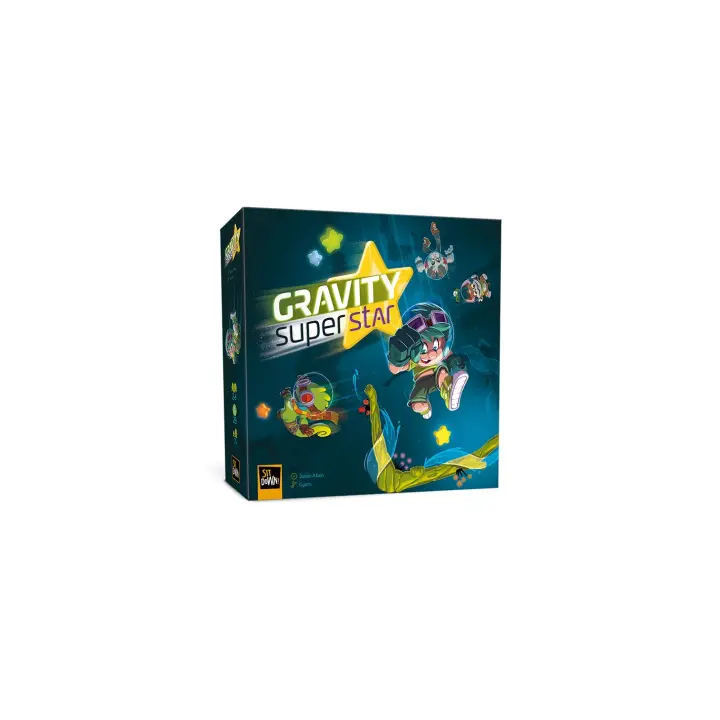 2Tomatoes Games | Gravity Superstar | Juego de Mesa de Tablero | Enfréntate a Desafíos Gravitacionales | Consigue Todo el Polvo Estelar que Puedas | De 2 a 6 Jugadores | Idioma: Español | Temática: Ciencia-Ficción | Tiempo Mínimo Partida: 20min - 1