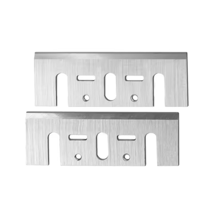 2Pcs Hojas De Planadora De Corte Carburo 82mm Compatible Reemplazo Para Makita 1900B KP0800 HITACHI F20 DEWALT D26676 DW680 Herramienta Manual Para Carpintería - 1