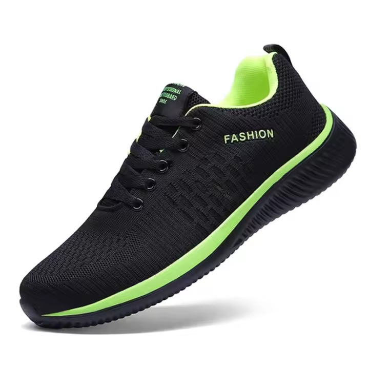 Zapatos De Correr Para Hombre Casual Transpirables Zapatillas Deportivas Ligeros Para Caminar Y Gimnasio Con Suela De Goma - 1