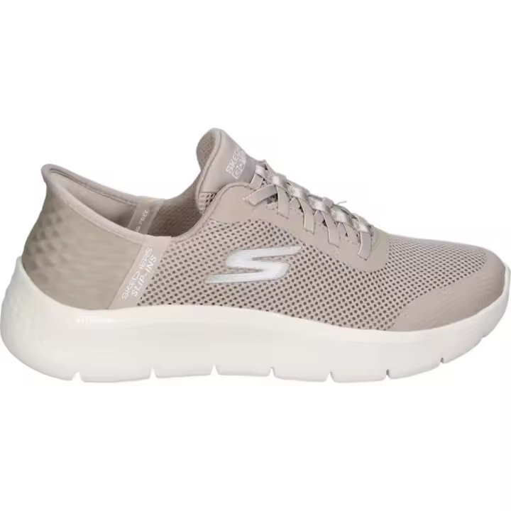 SKECHERS | Zapatilla Skechers Go Walk Flex Grand Entry para Mujer – Deportiva en color Taupe – Sneaker Slip-Ins – Fácil de Poner y Quitar sin Manos – Casual – Ligeras – Modelo 124836-TPE - 1