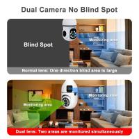 Cámara De Vigilancia IP WIFI Dual Lente 4MP Con Iluminación Nocturna Y Audio Bidireccional Vigilancia Interior 1080P 360°*360° - details 2