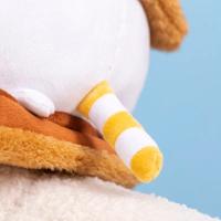 Cojín De Peluche Gato De Biscocho Chocolate 15cm Juguete Suave Para Niños Regalo De Cumpleaños Muñeco De Animal Hinchable - details 9
