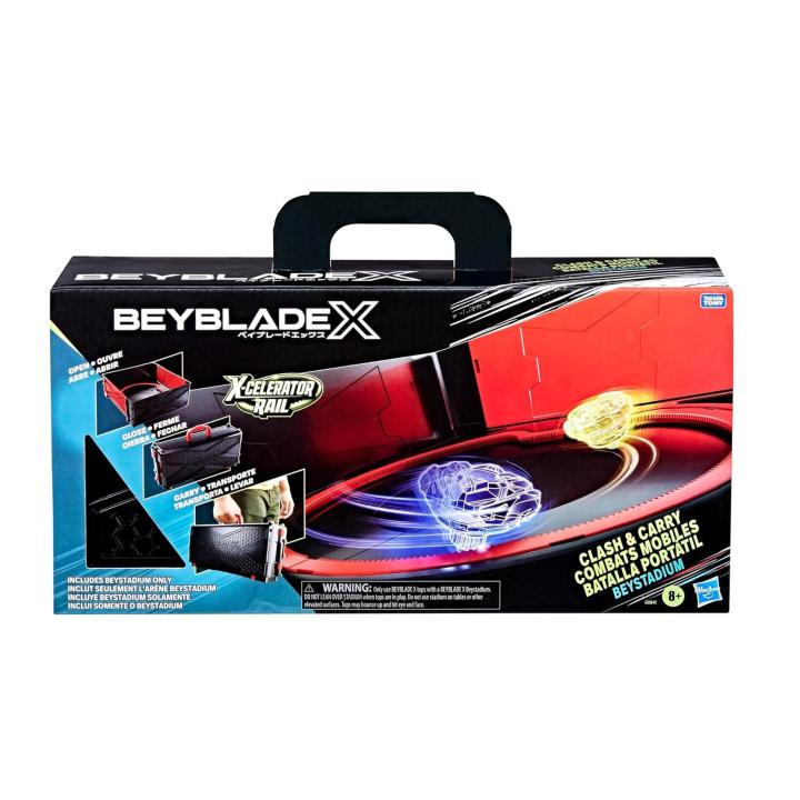 Hasbro beyblade x, portable beystadium battle arena