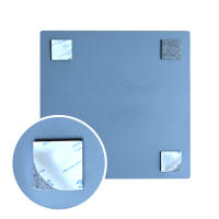Espejo Largo De Pared Acrílico Suave Para El Hogar Marco Sin Marco Cuadrado Flexible Y Antirrompible Para Baño Sala De Estar Y Armario De Vestir - details 3