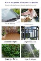Pistola De Agua Portátil De Alta Presión Metálica Ajustable Para Limpieza De Coche Y Riego Del Jardín Con Control De Flujo Variable - details 15