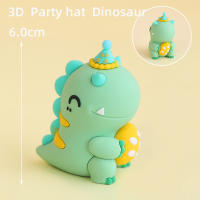 Topper De Pastel De Fiesta Animal De Dibujos Animados 3D INS Oso Conejo De Pascua Zodiac Chino Para Niños Decoraciones De Cumpleaños Boys O Girls Regalos PVC - details 10