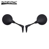 Espejo Redondo Plegable Universal Para Motocicleta Con Hilo M10 Partes De Equipamiento De Modificación Anti-caída Para Moto - details 4