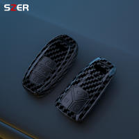 Funda De Llave De Coche En Fibra De Carbono ABS Para Audi A1 A3 8P A4 B9 A5 A6 C7 8S 8W A7 A8 Q3 Q5 Q7 4M S4 S5 S6 S7 S8 RS3 RS6 SQ5 TTS TFSI - details 0