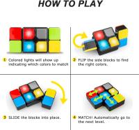 Juego de Cubo de Rubik musical, novedoso juego Electrónico de rompecabezas, juego de viaje, juguetes para niños, Niños - details 2