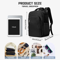 Mochila De Viaje Impermeable Para Hombres Y Mujeres Con Portátil Capacidad De 20-35 Litros Material De Nylon Bolsa De Equipaje De Cabina Ryanair Capacidad Grande Para Exteriores - details 1