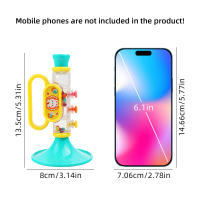 Flauta De Plástico Para Niños Y Niñas Juguete Musical Instrumento De Aprendizaje Y Práctica Para Viajes Adecuado Para Más De 6 Meses - details 2