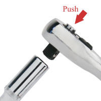 Llave De Eje Rápido Con 100 Dientes Para Lugares Estrechos Compatible Con 1/4" 3/8" O 1/2" De Desviación Material De Acero Cr-V Multifuncional - details 3