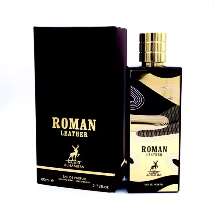 Perfume de hombre  Roman Leather Maison Alhambra 80ml, Colonia de hombre árabe , Fragancia de señor Maison Leather - 1
