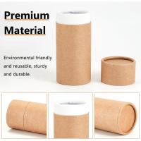 10PCS Tubos De Papel Kraft De 100ml Para Lápices Té Café Cosméticos Artesanías Caja De Regalo Redondos Y Ecológicos - details 3
