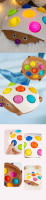 Juguetes Educativos Para Niños Erizo De Presión Con Teclas Suaves Entrenamiento De Concentración Y Coordinación Mano-Ojo Juego Montessori Para Niños De 0 a 6 Años - details 5