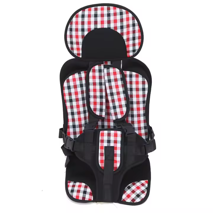 27.8*11 inch car travel seat cushion, portable seat belt, foldable car seat protector, children's travel accessories, easily foldable and machine washable, multiple colors available - 1