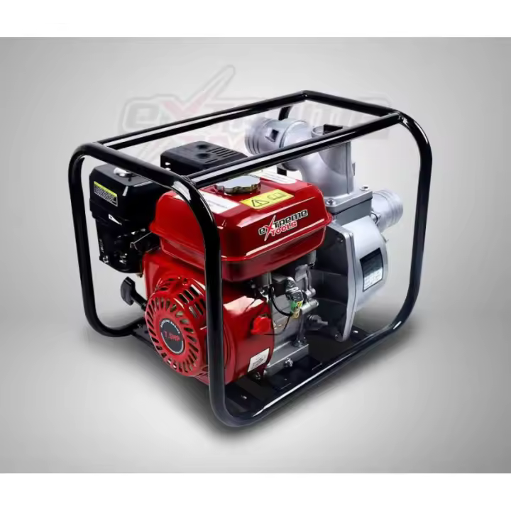 EXTREME TOOLS Bomba de agua a gasolina de 3 pulgadas (70mm) 6.5HP 4.8KW de Potencia motor de 4 tiempos - 1