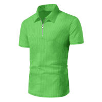 Traje Casual Para Hombre Verano European Y American Con Camisa De Encaje Sólido Y Pantalones Cortos Estilo Libre Con Cuello Redondo - details 6