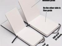 Cuaderno De Dibujo De Viaje Tamaño Medio Estilo Antiguo Cubierta De Cuero Grano Grueso Hojas De Pasta De Madera Para Dibujos Al Acuarela Portátil Para Dibujar Al Aire Libre - details 9