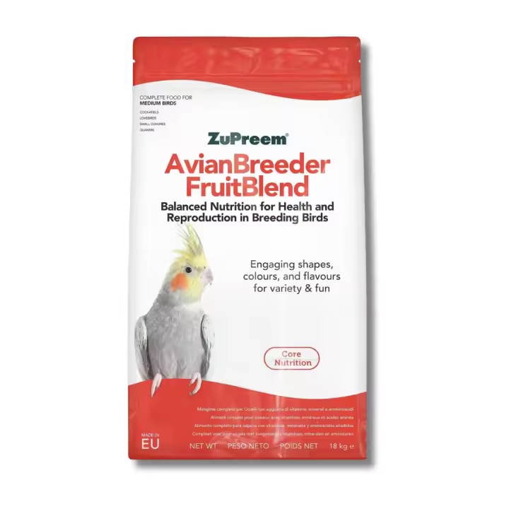 Pienso ZUPREEM BREEDER FRUITBLEND para Aves de Tamaño Mediano, 18 Kg - 1