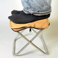 Pequeño Taburete Plegable Para Exteriores Estuche De Lápices Portátil Para Pesca Y Camping Asiento De Mano Para Viajes Y Ocio - details 3