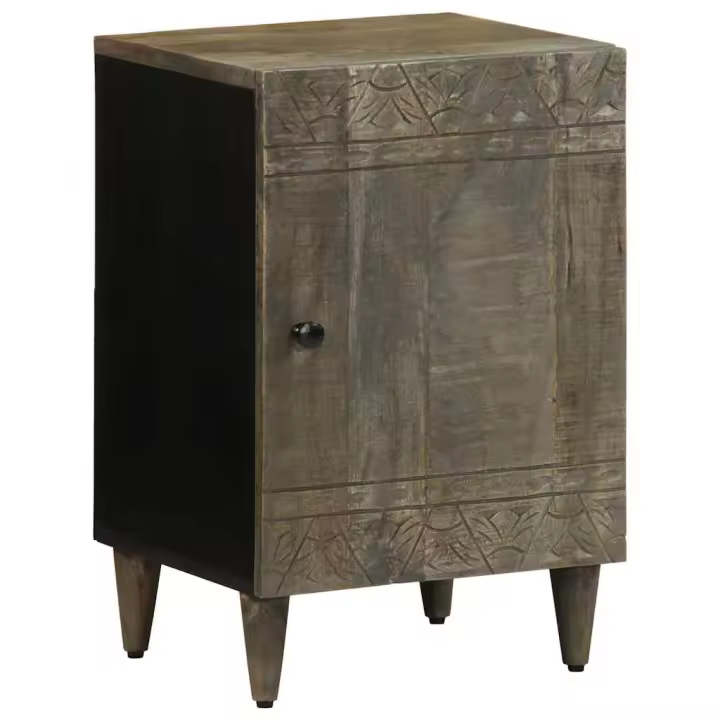vidaXL Mueble de baño madera maciza de mango 38x33x58 cm - 1