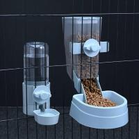 Comedero de Agua para Conejos, dispensador de Agua Colgante para jaula de mascotas, Cuenco para botella de Agua Automático para Colgar animales Pequeños para Gato Conejo (Azul) Fuente de Agua para Gatos y dispensador de Agua - details 3