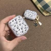 Funda Para Airpods pro 2 Con Estampado De Flores Negras Accesorios Para Auriculares Inalámbricos Cubierta De TPU Compatible Con Airpods 1 2 3 - details 3