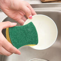 20pcs Esponjas De Limpieza Para Cocina Doble Cara Resistente Para Lavar Platos Y Ollas Esponja Potente Para Limpieza Eco-amigable - details 4