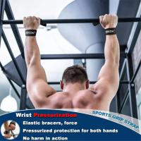 2Pcs Fijas Para Muñeca De Gimnasio Antideslizantes Ajustables Soporte De Entrenamiento De Fuerza Para Levantamiento De Pesas Y Deportes - details 13