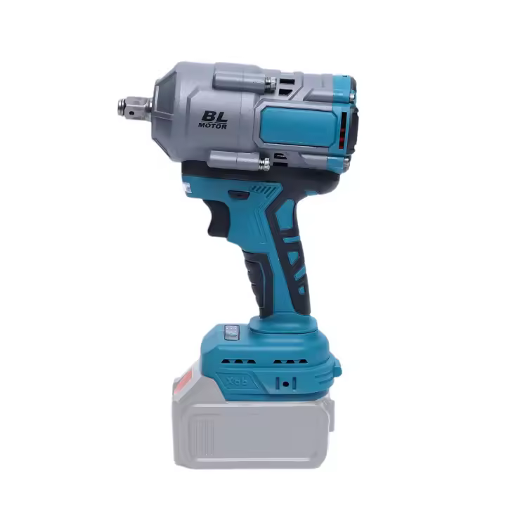 Llave de impacto eléctrica sin escobillas,1100 N.m, 4100RPM para reparación de neumáticos, sitio de construcción, mantenimiento, carpintería - 1