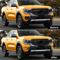 Luces Diurnas LED Para Ford Ranger 2022 2023 Wildtrak XLT Sport Platinum DRL Antena Delantera 12V Auto Con Función De Señal - details 7