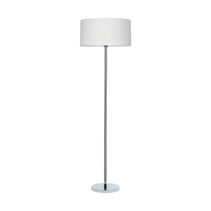 Lámpara de Pie Schelda, Metal, Beige, 50x50x166 cm - 1